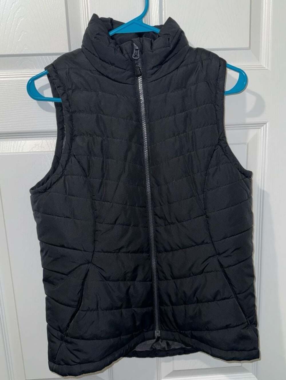 DSG Women's Quilted Full-Zip Puffer Vest Black